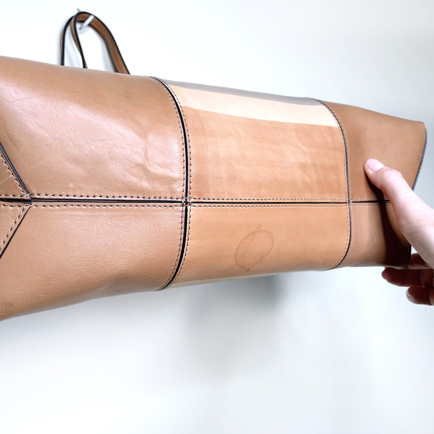 tory burch block t degrade colourful leather tote bag