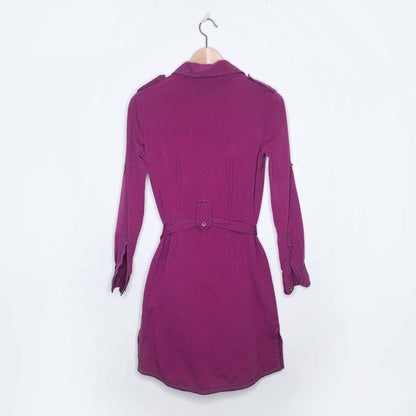 Tory Burch Brigitte belted shirt dress - size 0