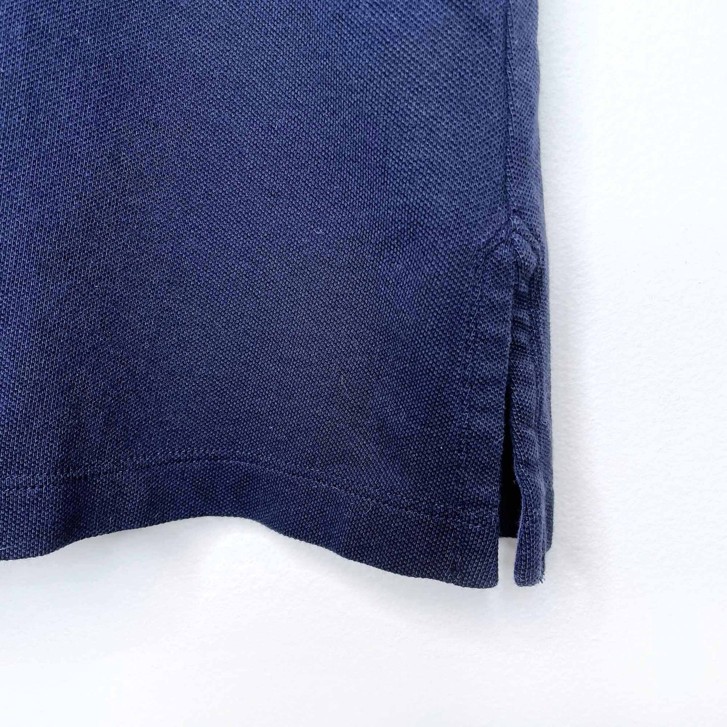 tory burch navy pique polo tee - size xs