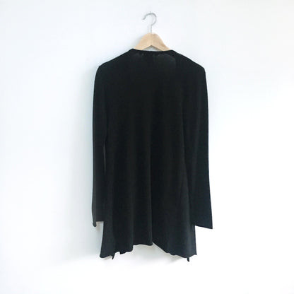 Tory Burch Ruffle front Wool Cardigan - size xs