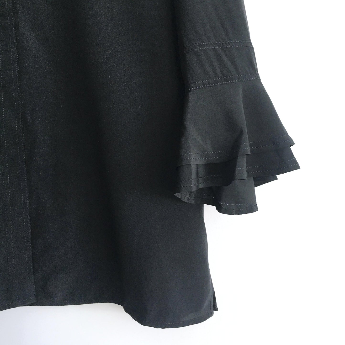 Tory Burch Monica Ruffle Blouse - size 12