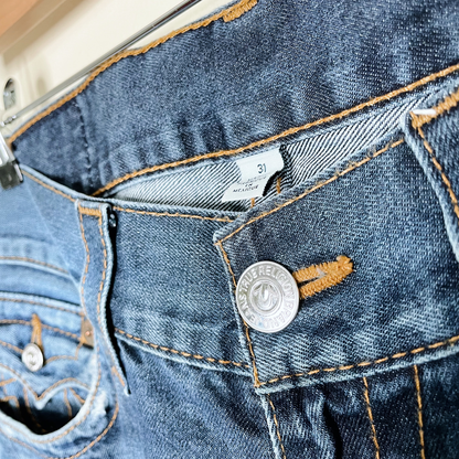 men's true religion slim flap pocket jeans - size 31x34