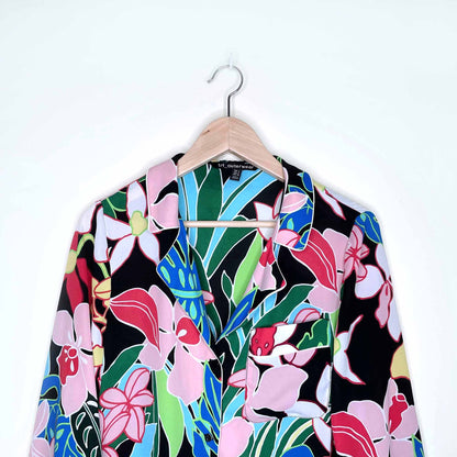zara trf outerwear tropical duster jacket - size small