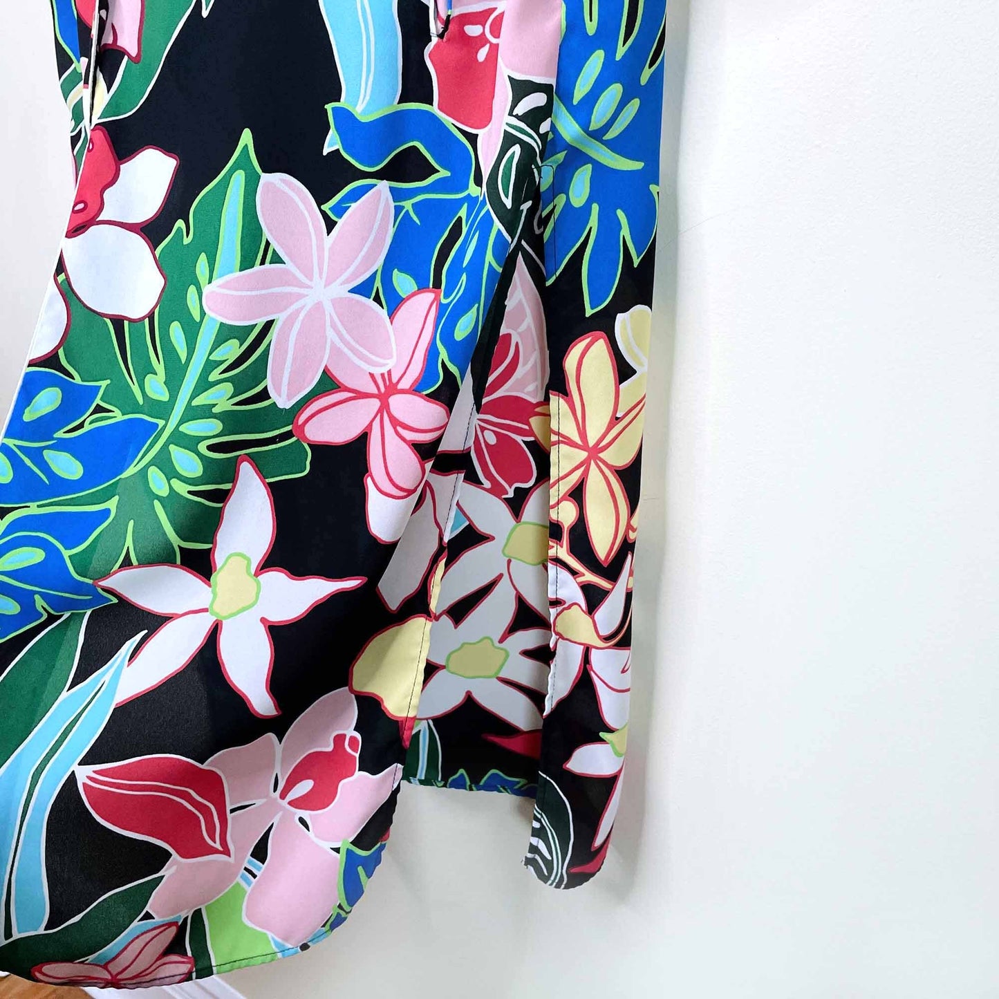 zara trf outerwear tropical duster jacket - size small