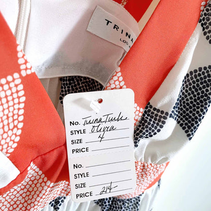 nwt Trina Turk Olivia silk chiffon tank blouse - size 4