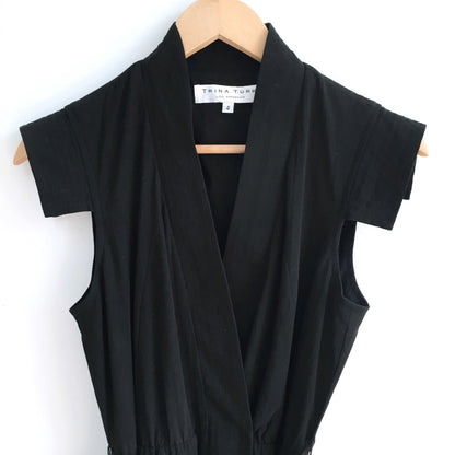 Trina Turk Cotton Wrap Dress - size 4
