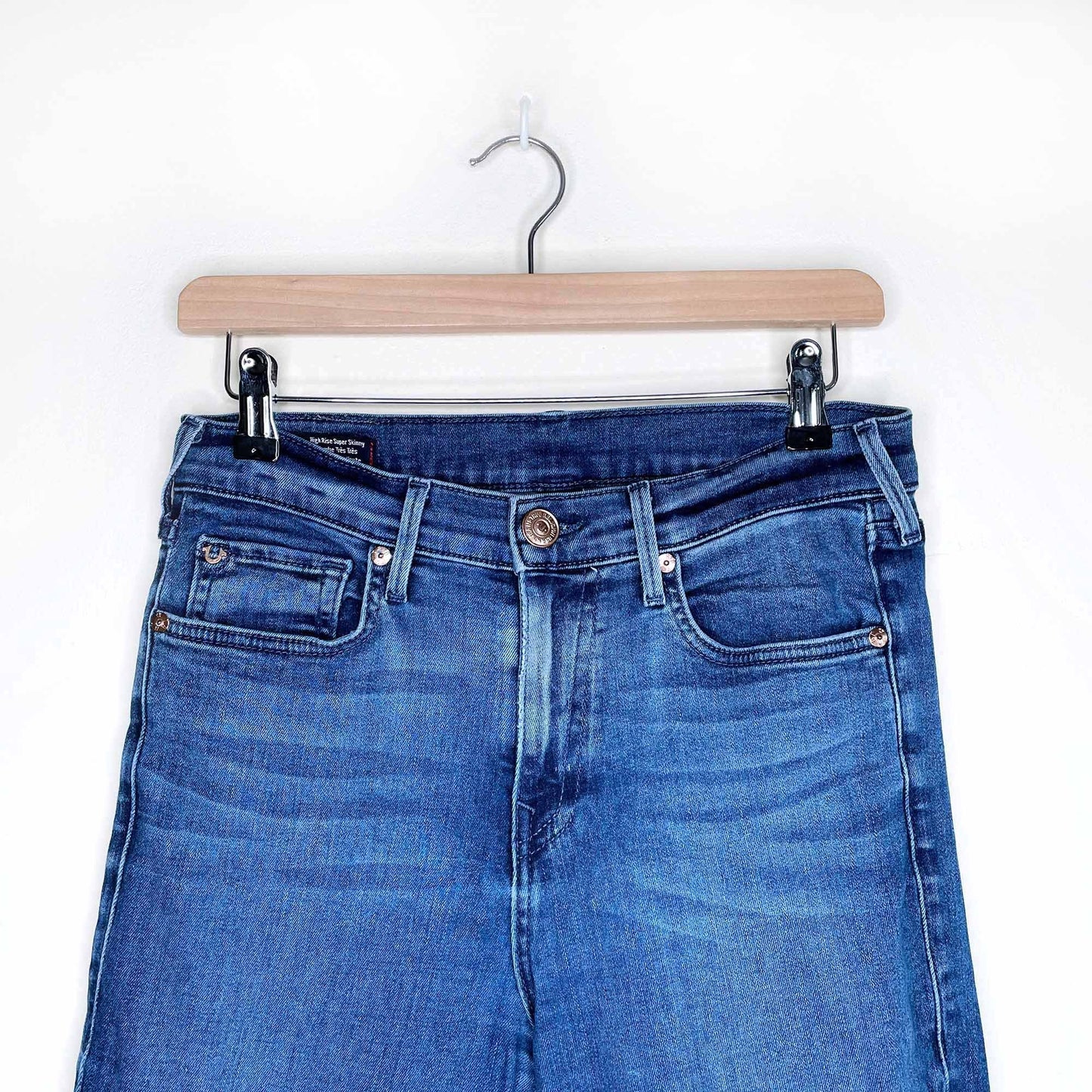 true religion halle high rise super skinny - size 28