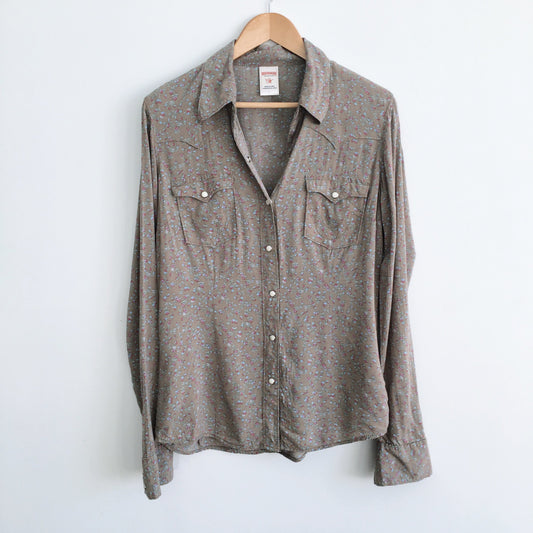 True Religion Western Floral Shirt - size Large
