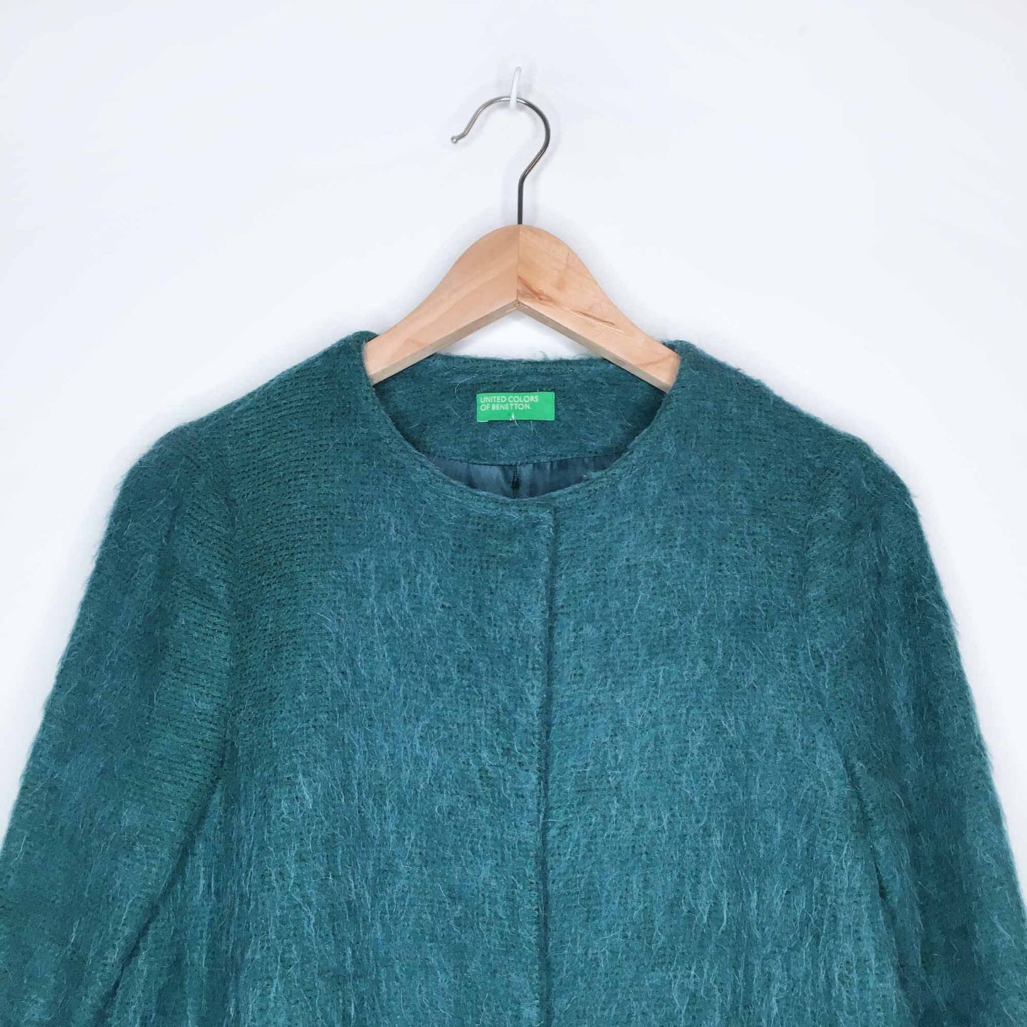 United Colors of Benetton mohair swing coat - size Small