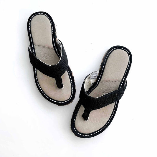 ugg espradilles thong sandals - size 6