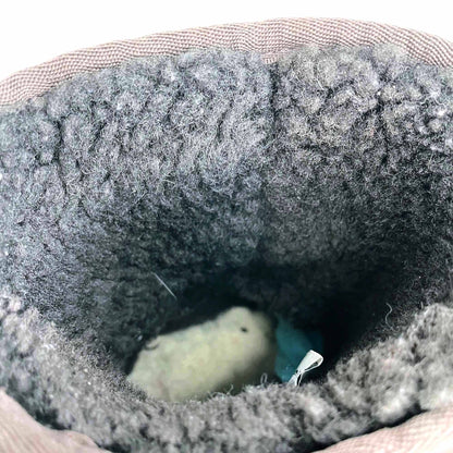 ugg dark brown classic short sheepskin boot - size 8