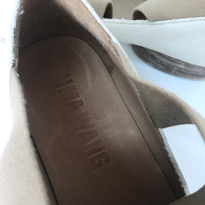 UMA WANG Cross-over strap Ballerina Shoes - size 37