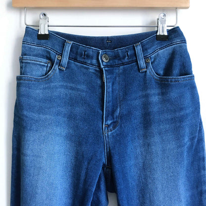 Uniqlo EZY drawstring mid-rise stretch jeans - size Medium