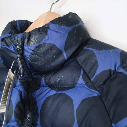 NWT Kids Uniqlo x Marimekko blue dot puffer - size 11-12