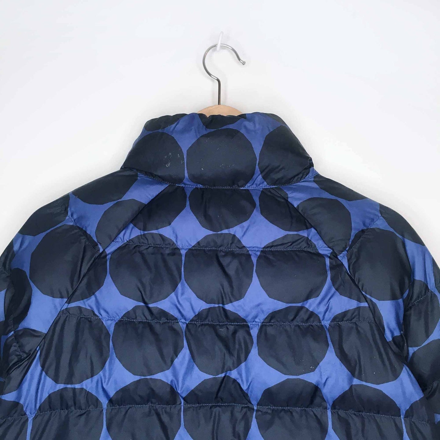 NWT Kids Uniqlo x Marimekko blue dot puffer - size 11-12