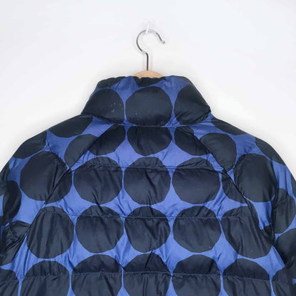NWT Kids Uniqlo x Marimekko blue dot puffer - size 11-12