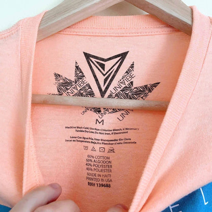 univibe los angeles california palm tree graphic tee - size medium