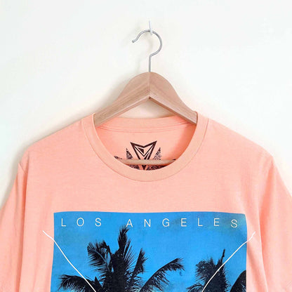 univibe los angeles california palm tree graphic tee - size medium