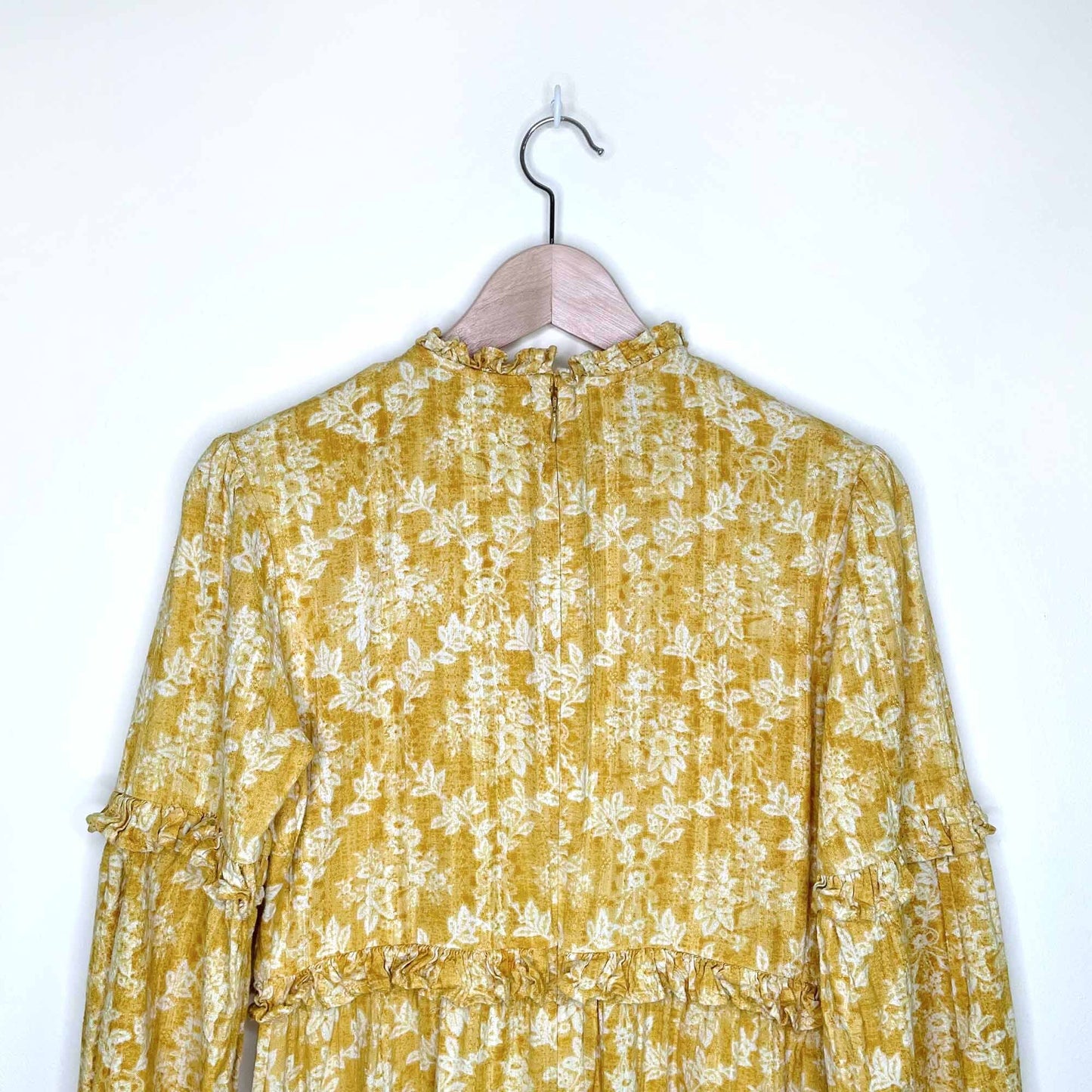 laura ashley & urban outfitters madison peasant boho midi dress - size medium