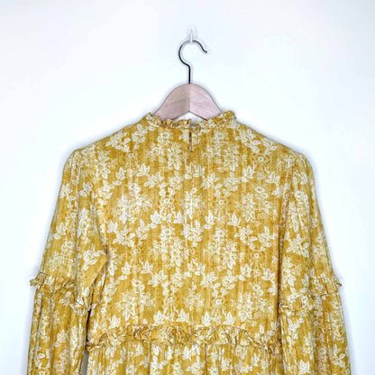 laura ashley & urban outfitters madison peasant boho midi dress - size medium