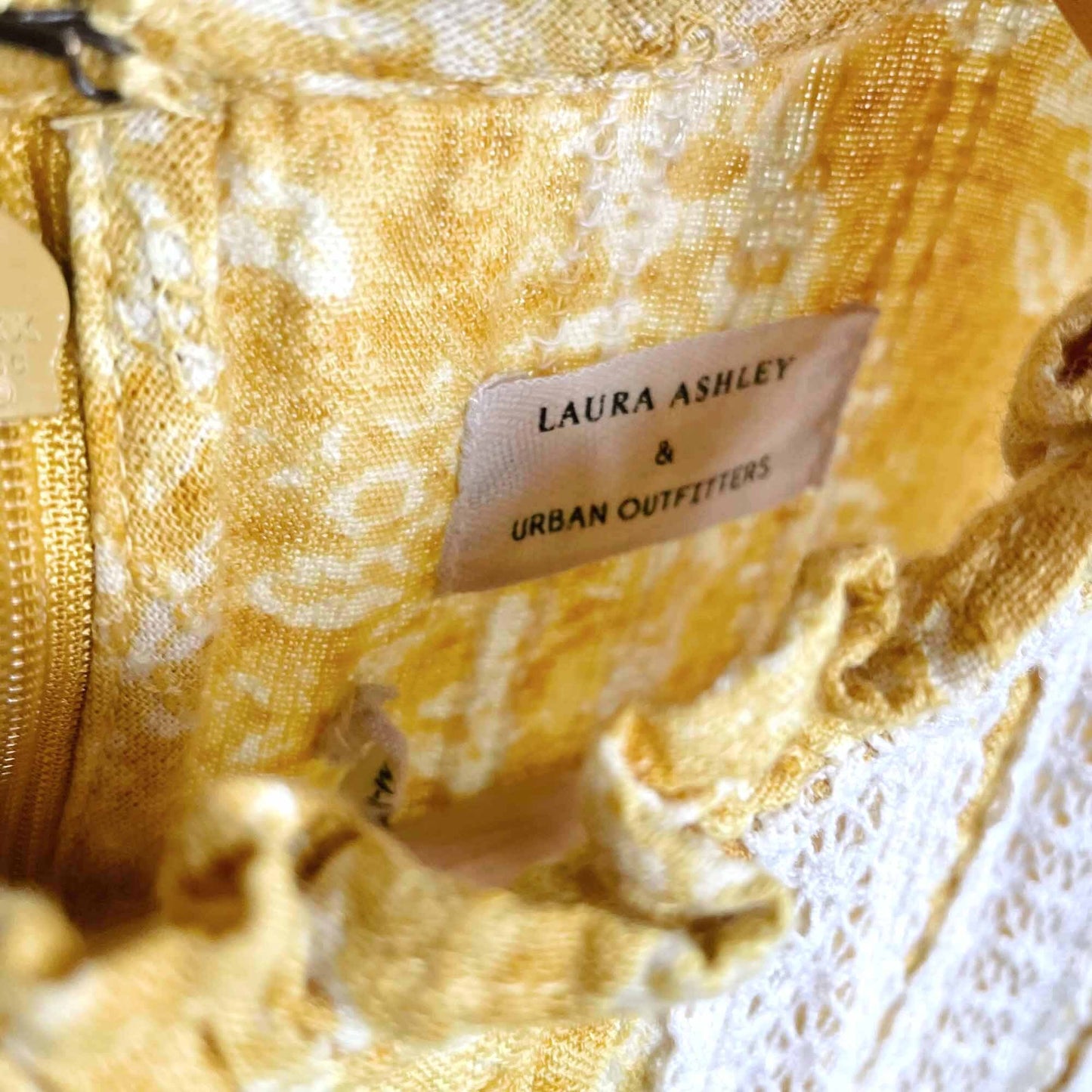 laura ashley & urban outfitters madison peasant boho midi dress - size medium