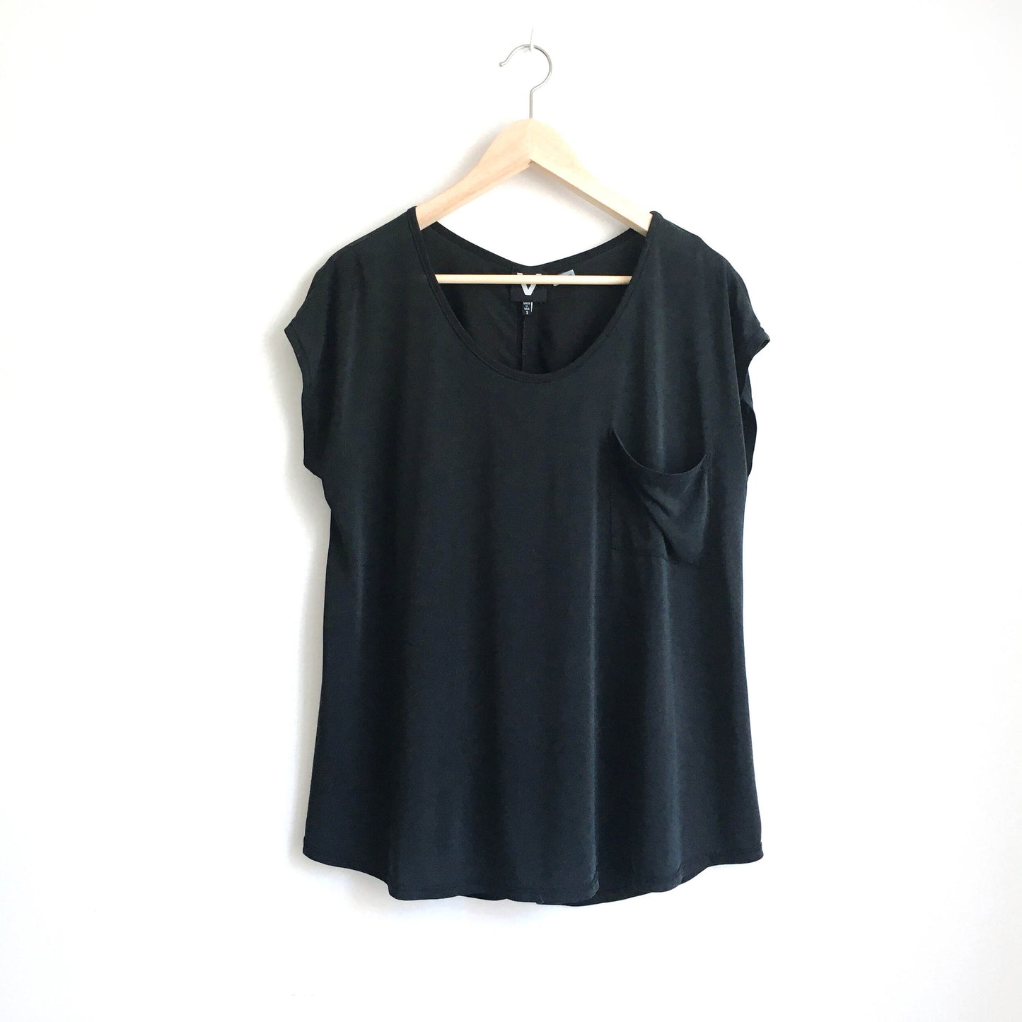 VCOA black pocket tee - size 2