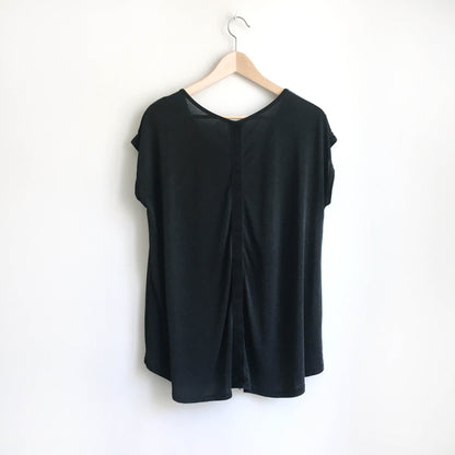 VCOA black pocket tee - size 2