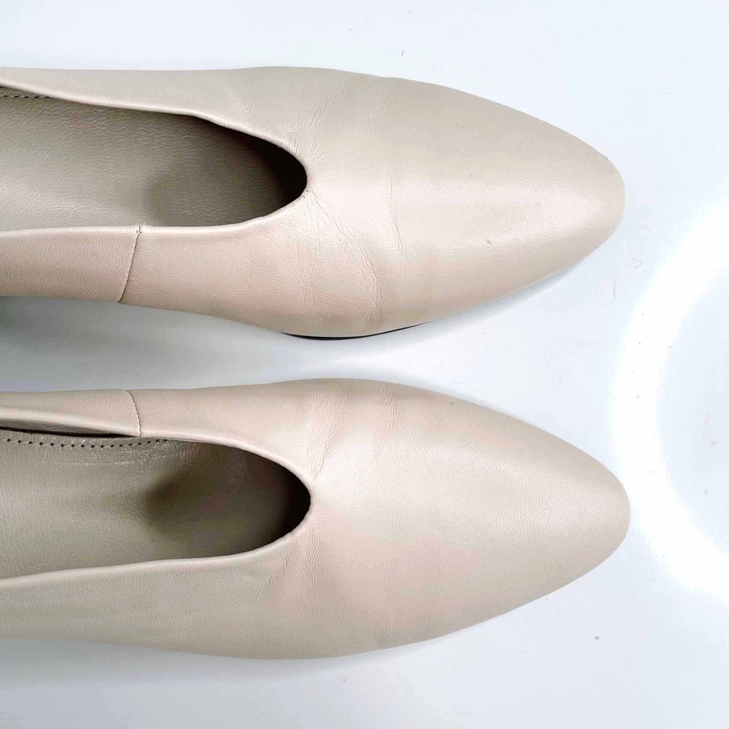 vagabond leather eve high vamp block heel pump - size 40