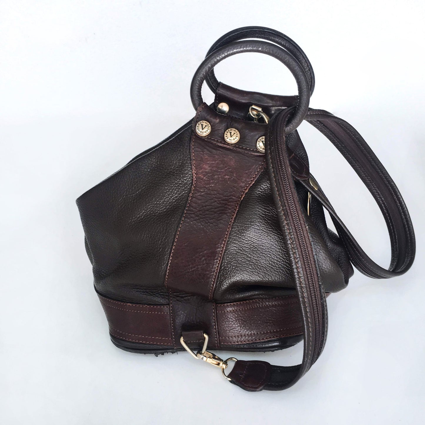 Valentina Leather Backpack Purse