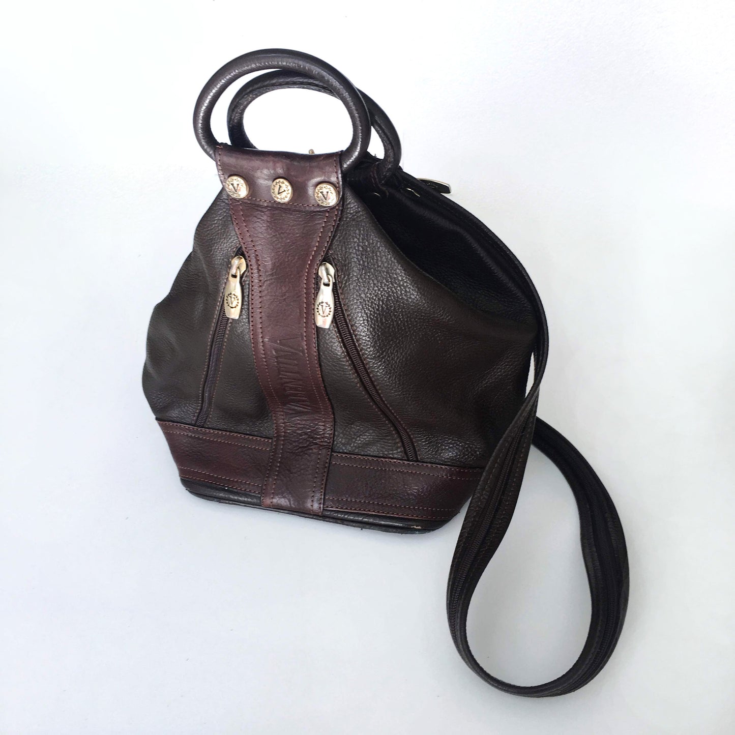 Valentina Leather Backpack Purse