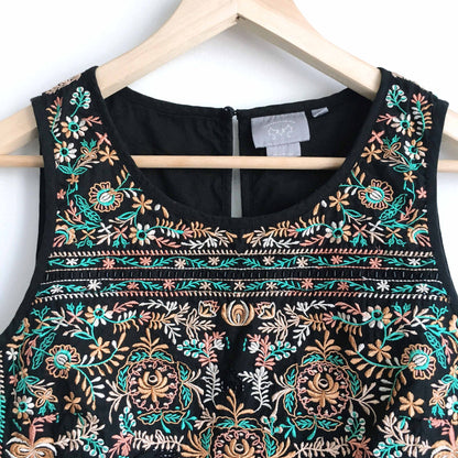 Vanessa Virginia Barbera embroidered crop - size Medium