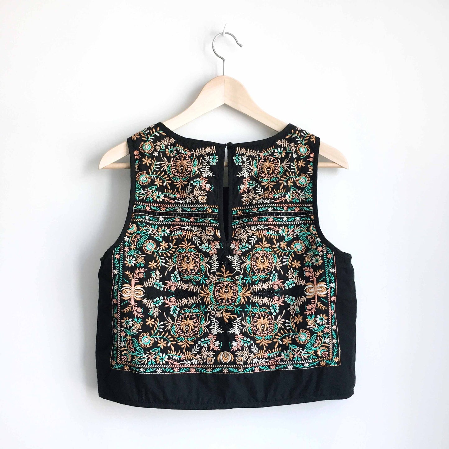 Vanessa Virginia Barbera embroidered crop - size Medium