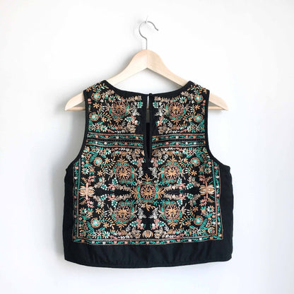 Vanessa Virginia Barbera embroidered crop - size Medium