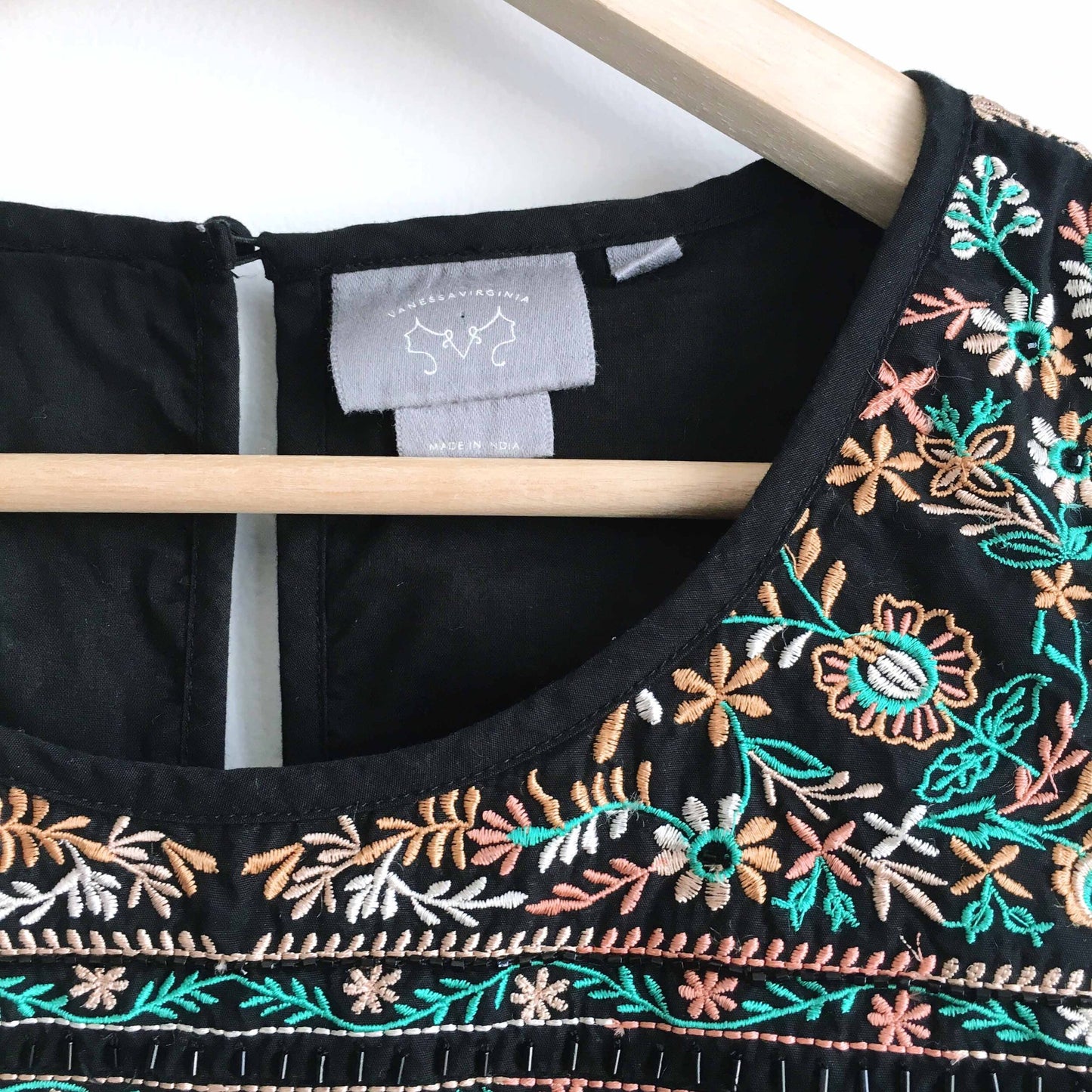 Vanessa Virginia Barbera embroidered crop - size Medium