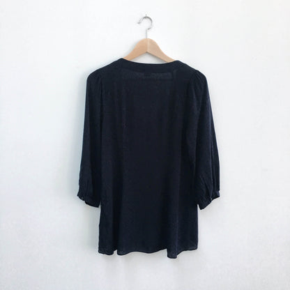 Vanessa Virginia pintuck peasant blouse - size 6