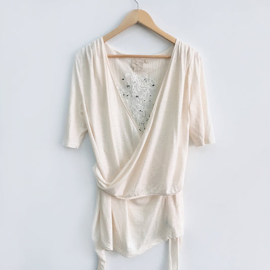 Vanessa Virginia Eliora Wrap Top - size Medium - Anthropologie