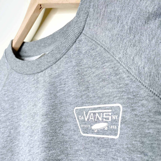 vans skateboard graphic logo sweatshirt - size xs