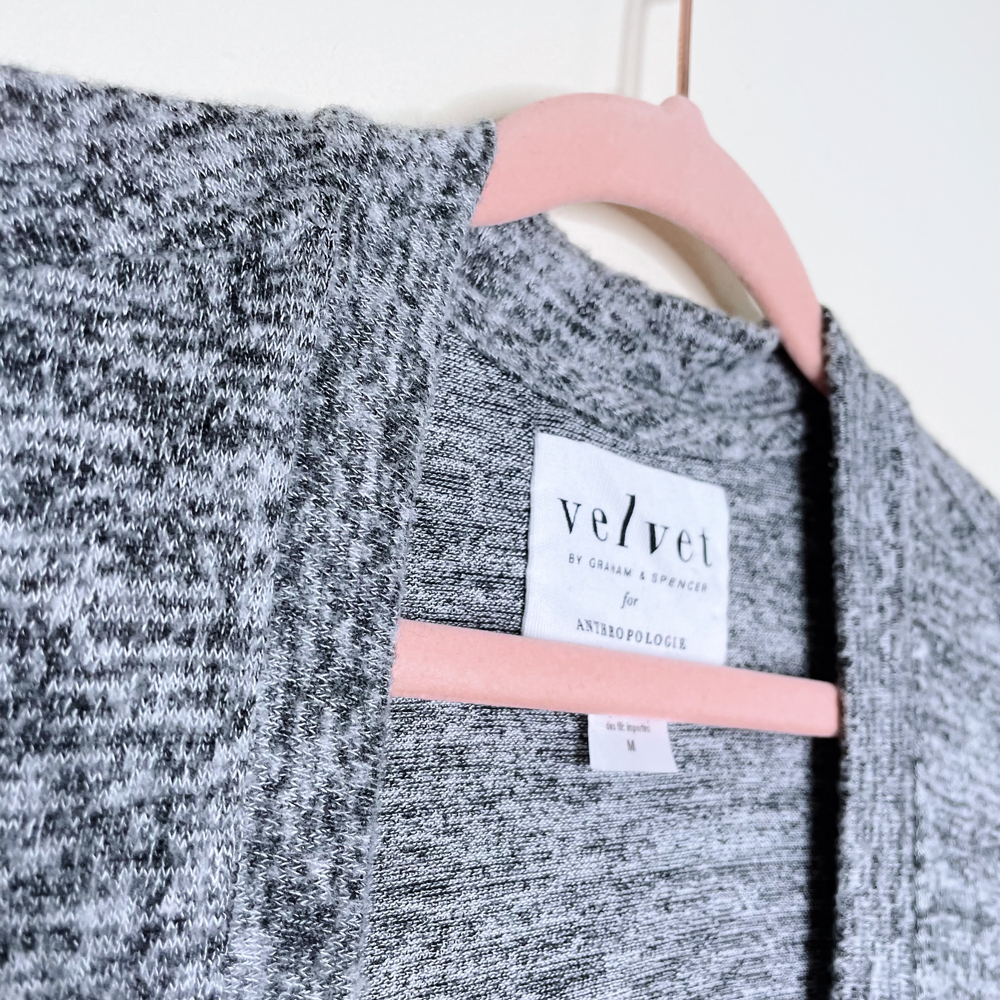 velvet by graham & spencer for anthropologie duster cardigan - size medium