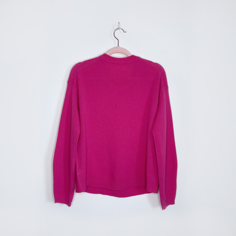 velvet by graham and spencer brynne 100% cashmere sweater - size xs