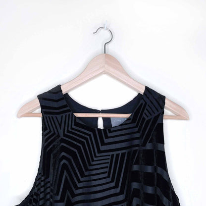 nwt sunday in brooklyn velvet labyrinth tank - size xl