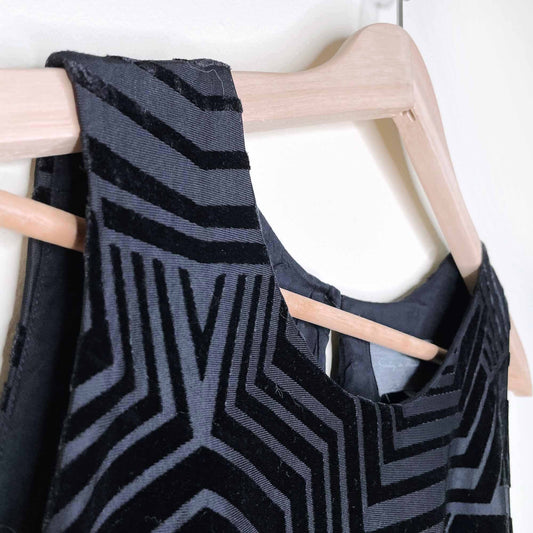 nwt sunday in brooklyn velvet labyrinth tank - size xl