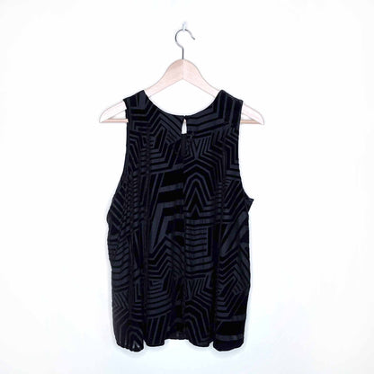 nwt sunday in brooklyn velvet labyrinth tank - size xl