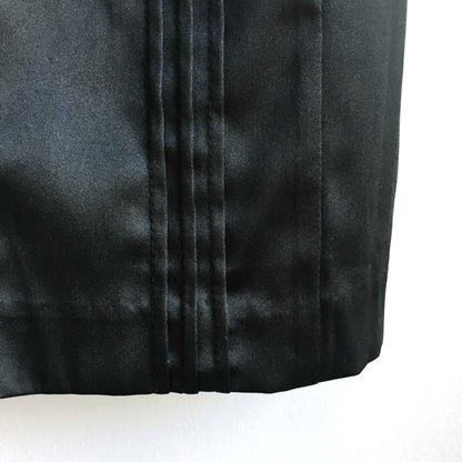 Vera Moda fitted satin black pencil dress - size 34