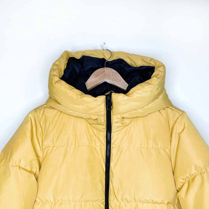 vero moda oslo mid length duvet down puffer jacket - size large