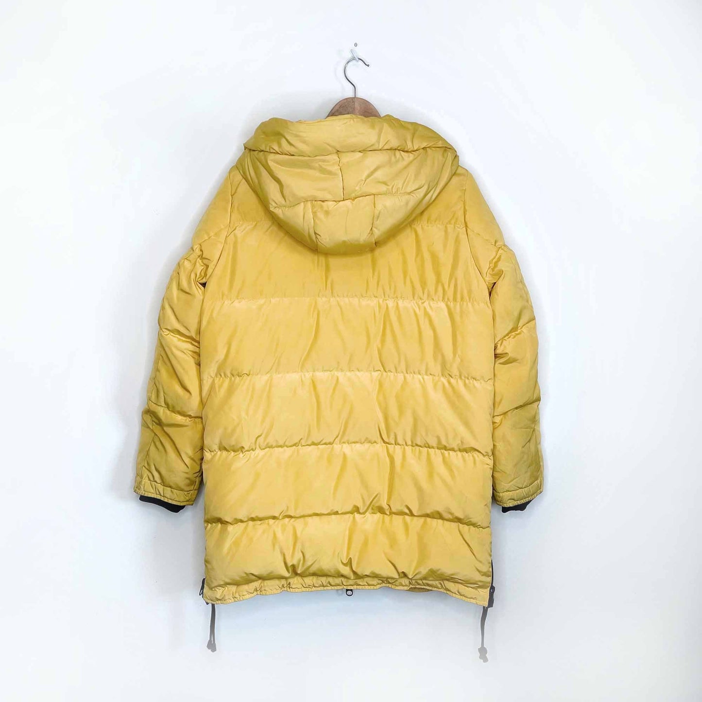 vero moda oslo mid length duvet down puffer jacket - size large