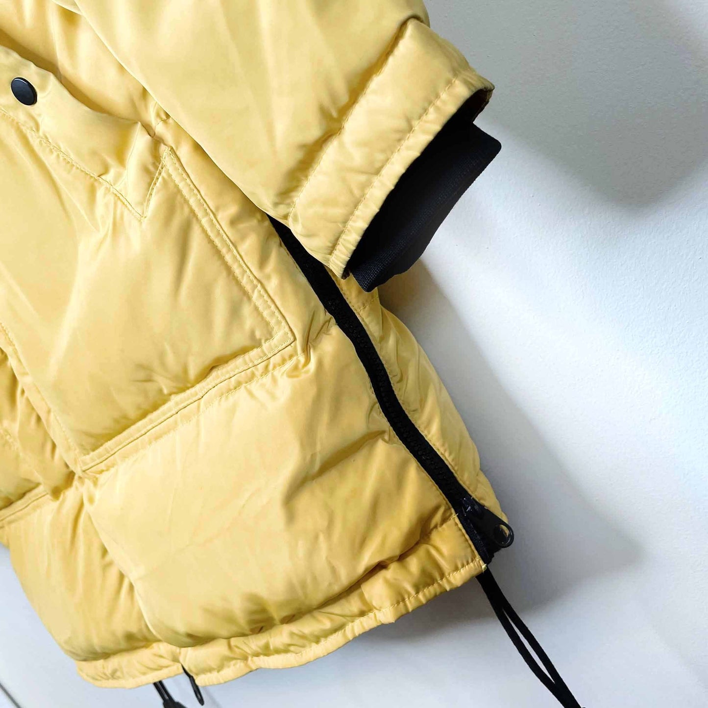 vero moda oslo mid length duvet down puffer jacket - size large