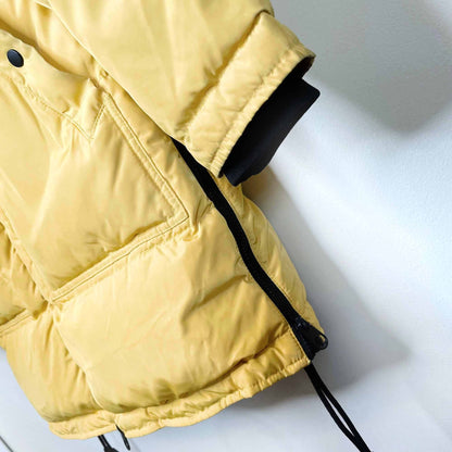 vero moda oslo mid length duvet down puffer jacket - size large