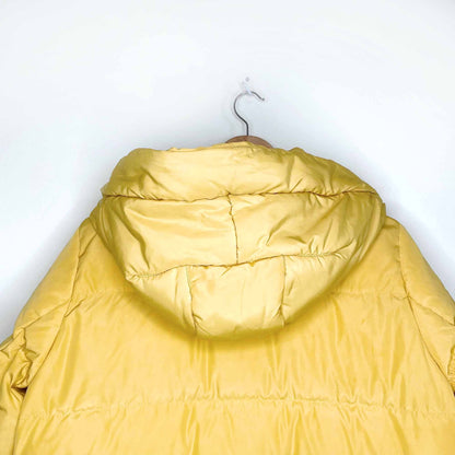 vero moda oslo mid length duvet down puffer jacket - size large