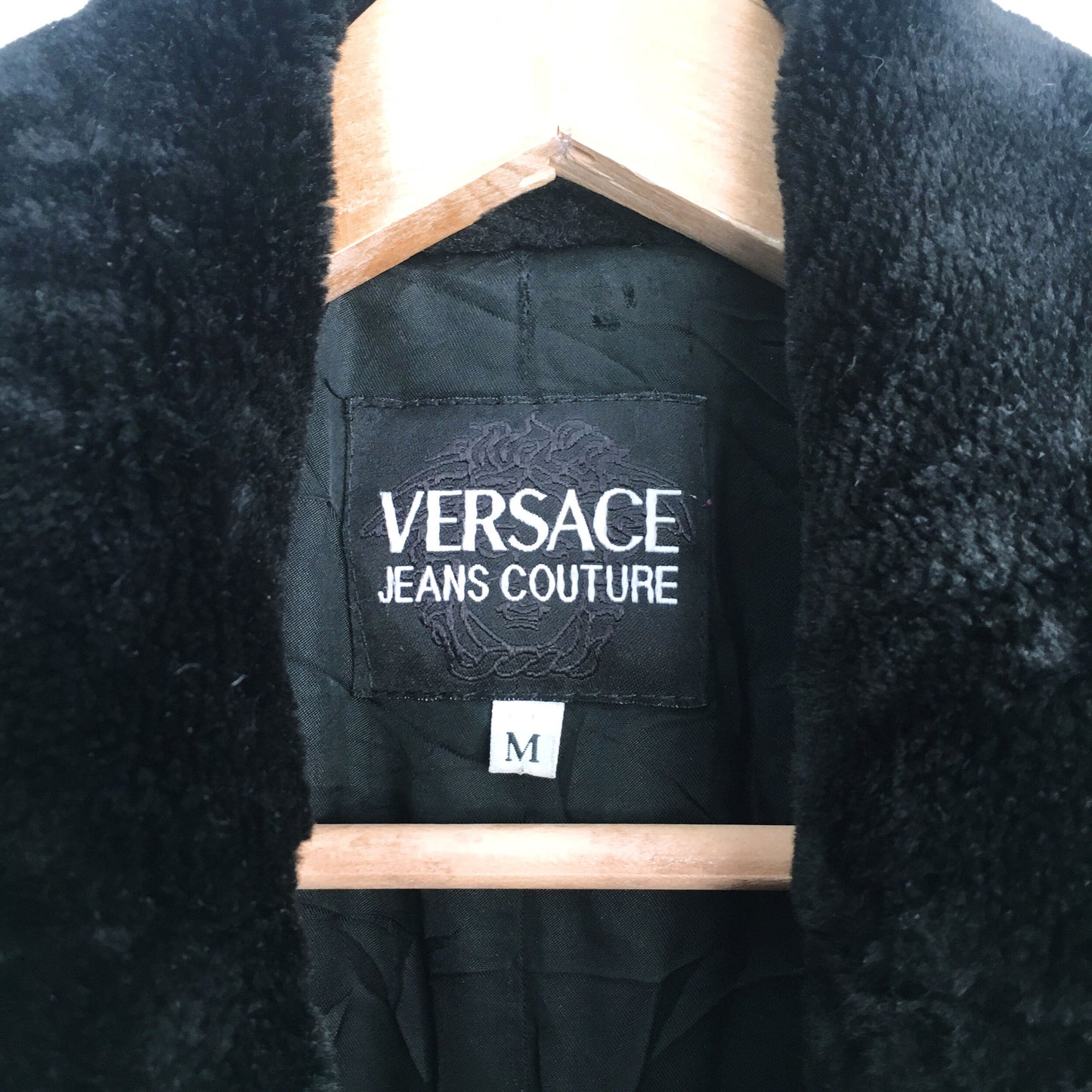 Versace Jeans Couture Faux Fur Coat - size Medium