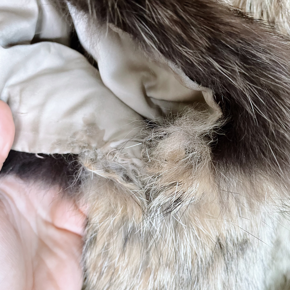 vintage oversized broadview furs fox vest - size medium